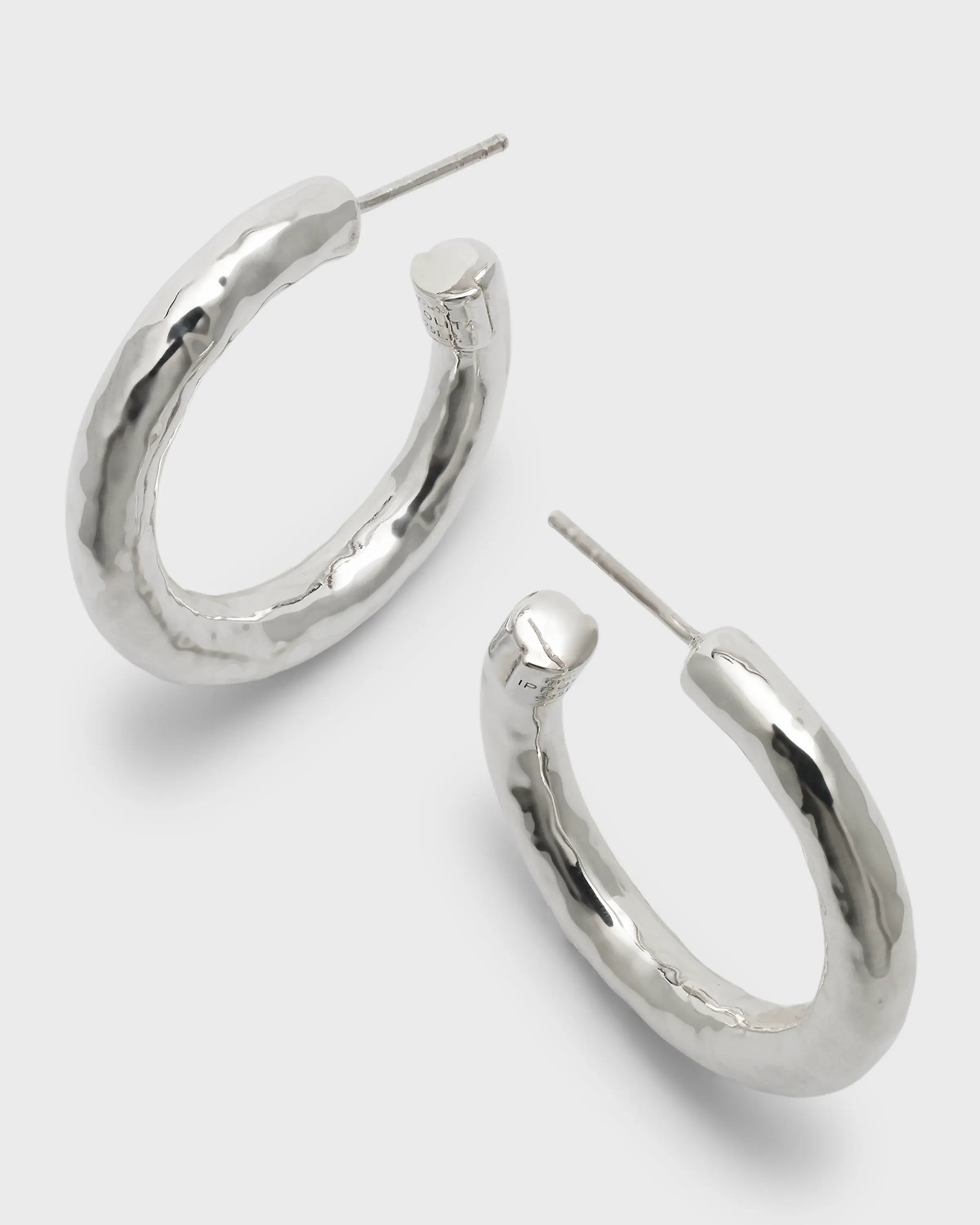 Small Hoop Earrings in Sterling Silver